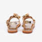 Golden Tassel Sandals