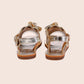 Golden Tassel Sandals
